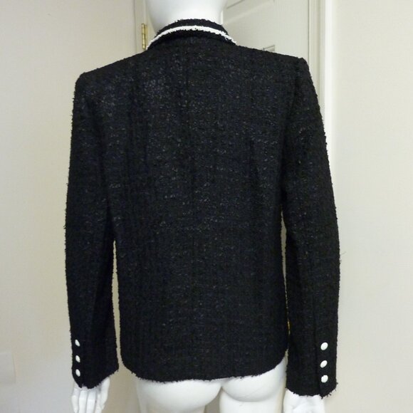 L'AGENCE Alectra Double Breasted Tweed Jacket - Picture 11 of 12